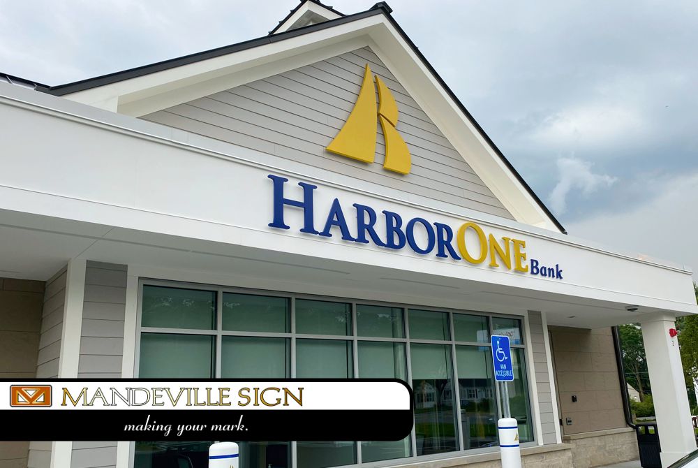 Harborone Routing Number Ma Mandeville Sign Company - Making Your Mark Since 1917